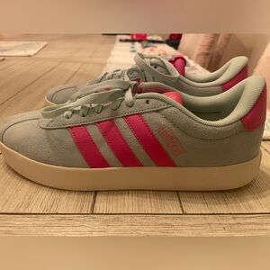 Adidas sneakers teal and pink , new!